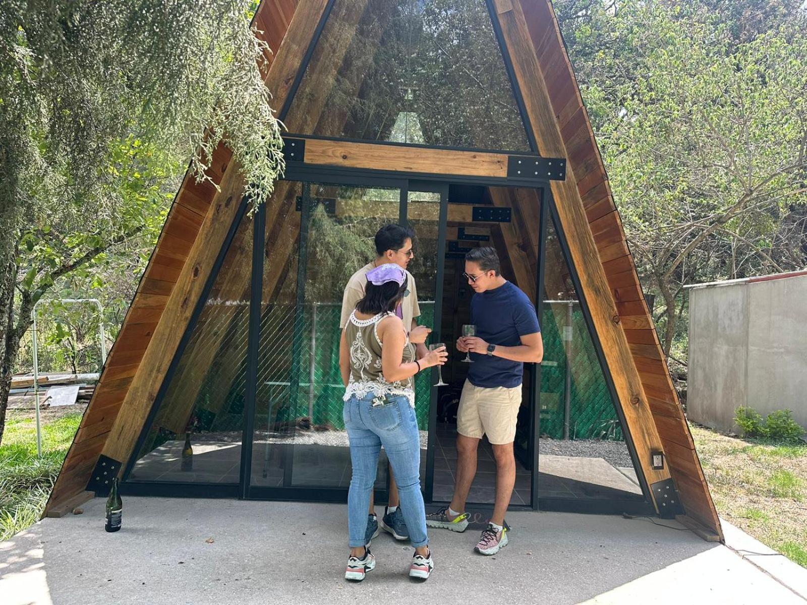 טפוזטלן Cabanas Alpina, Romantica Y Acogedora A 10 Minutos Del Centro מראה חיצוני תמונה